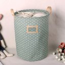 Waterproof Foldable Laundry Bag Dirty Clothes Basket Linen Bin Storage Folded