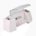 Multifunctional Toothbrush Holder Bathroom Accessory Adhesive Storage Rack