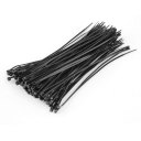 100pcs Practical 3 X 200mm Nylon Plastic Cable Ties Zip Fasten Wire Wrap Strap