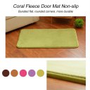 Coral Fleece Door Mat Non-slip Floor Mat Hallway Kitchen Living Room Carpet