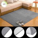 Coral Fleece Door Mat Non-slip Floor Mat Hallway Kitchen Living Room Carpet