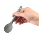 Ultralight Titanium Spork Long Handle Spoon Outdoor Camping Picnic Tableware