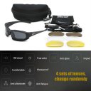 X7 Tactical Shooting Goggles Polarized Cycling Sunglasses with Night Vision