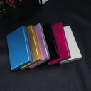 Women Super Thin Creative Cigarette Box 20 Stickers Metal Cigarette Box