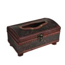 Elegant Crafted Wooden Antique Handmade Old Tissue Box Antique Tissue Box