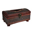 Elegant Crafted Wooden Antique Handmade Old Tissue Box Antique Tissue Box