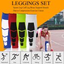 Sports Leg Calf Leg Brace Support Stretch Sleeve Compression Exercise Unisex