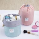 Waterproof Multifunction Barrel Shape Travel Cosmetic Bag with Drawstring