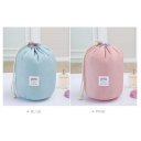 Waterproof Multifunction Barrel Shape Travel Cosmetic Bag with Drawstring