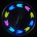 D106R 14LED 30 Change Pattern USB Bike Bicycle Wheel Tire Tyre Spoke Light