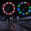 D106R 14LED 30 Change Pattern USB Bike Bicycle Wheel Tire Tyre Spoke Light