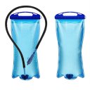 2L Portable Water Bladder Bag Hydration Camping Hiking Outdoor Sports Blue