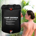 20L Outdoor Camp Shower Bag Solar Heated Water Pipe Portable For Hiking Travel