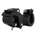 360 Degree Cycling Bicycle Bike Mount Holder for LED Flashlight Torch Clamp