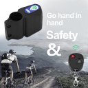 Wireless Security Vibration Sensor Alarm System Remote Control For Bicycle