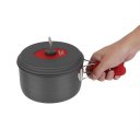 3-4 Person Cooking Pot Camping Cookware Outdoor Pots Frying Pan Kettle Set