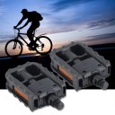 Universal Plastic Mountain Bike Bicycle Folding Pedals Non-slip Black