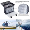 4 Layers Fishing Tackle Box Fishing Tackle Tool Storage Case With Handle