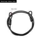 Cable Steel Wire Rope 100cm For Outdoor Sports Bike Lock Bicycle Cycling