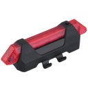 Bike Bicycle USB Rechargeable 4 Modes Waterproof Tail Rear Light Bright LED