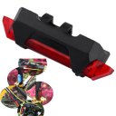 Bike Bicycle USB Rechargeable 4 Modes Waterproof Tail Rear Light Bright LED