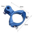 Bike Cycle Aluminum Alloy Handlebar Bar Clamp Mount For Gopro Hero 1/2/3/3+ Camera