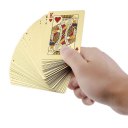 Poker Cards PET/PVC Waterproof Luxury Foil Plated Playing Cards Party Games