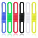 1pc Bicycle Cycling Silicone Elastic Strap Bandage light lamp Mount Holder