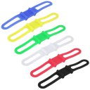 1pc Bicycle Cycling Silicone Elastic Strap Bandage light lamp Mount Holder