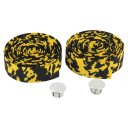 1 Pair Road Bike Bicycle Handlebar Bar Grip Wrap Ribbon Tape + 2 Bar Plugs