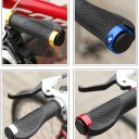 Ergonomic Rubber Mountain Bike Bicycle Handlebar Grips Cycling Lock-On Ends