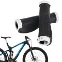 Ergonomic Rubber Mountain Bike Bicycle Handlebar Grips Cycling Lock-On Ends