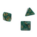 Bright Color 7 Pcs Set Creative Multi-Faceted Pearl Gemmed Acrylic Dice