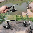 Lightweight Portable Pen Rod Fishing Set Telescopic Fishing Rod Pole + Reel