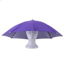 Portable 69cm Umbrella Hat Cap Folding Fishing Hiking Handsfree Umbrella