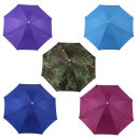 Portable 69cm Umbrella Hat Cap Folding Fishing Hiking Handsfree Umbrella