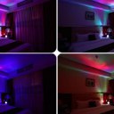 Remote Control Diamond Shaped Projector Night Light Built-in Mini Music Player