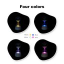 LED Night Light Lamp USB Charging Hourglass Time Record for Holiday Gifts