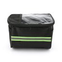 20 Inch Large Capacity Polyester Bike Front Basket Waterproof Handlebar Bag