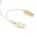 2 in 1 USB 2.0 A male to A 3A Male Y splitter cable