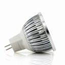 MR16 4W 12V White 4 LED Bulb Spot Light Lamp Downlight