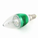 E27 3W screw base candle LED light lamp lighting bulb new