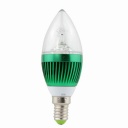 E27 3W screw base candle LED light lamp lighting bulb new