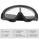 Outdoor Cycling Protective Goggles Windproof Skiing Goggles with Elastic Band