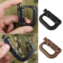 Outdoor Tactical Gear Carabiner Backpack Keychain D-Ring Spring Snap Clip