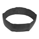 Car Auto Super Fiber Leather Steering Wheel Cover With Needle and Thread Black