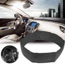 Car Auto Super Fiber Leather Steering Wheel Cover With Needle and Thread Black