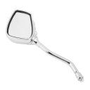 Left Right Universal Motorcycle Chrome Skeleton Skull Side Rear View Mirror