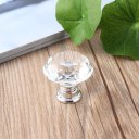 10Pcs 30mm Diamond Shape Crystal Glass Knob Cupboard Drawer Pull Handle New