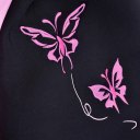 Butterfly Fashion Style Front Rear Universal Car Seat Covers Luxury Cute Pink